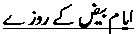 Ayyam-e-Bayz kay Ruzay